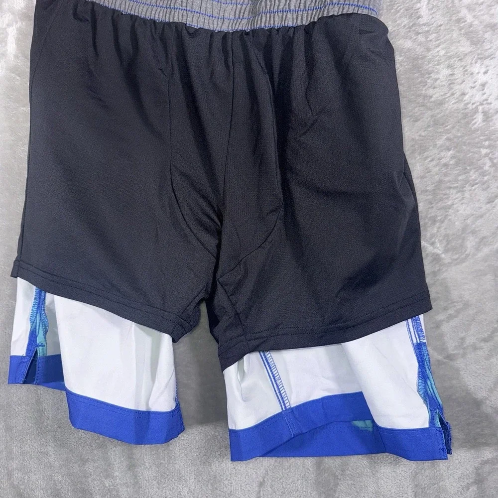 Hurley Boys Board Shorts Size Small‎ 26 Multicolor Gradient Palms Surfer Beach
